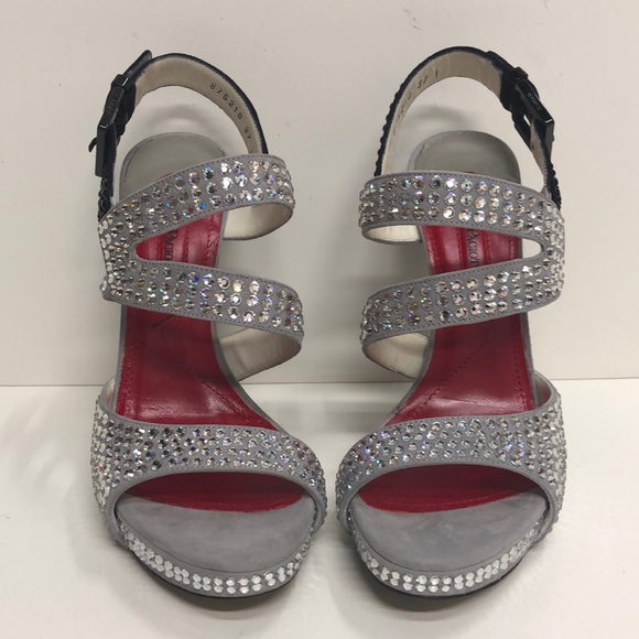Caesar Paciotti Made in Italy Platform wSwarovski